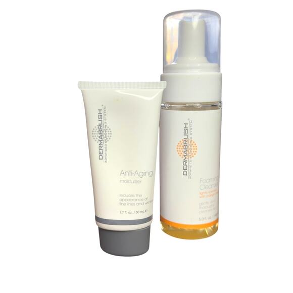 Dermabrush Anti-Aging Moisturizer & Dermabrush Foaming Cleanser - Picture 1 of 3